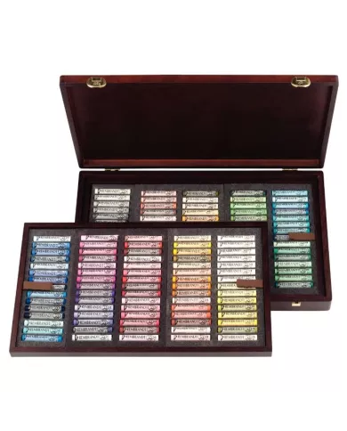 Coffret en bois Pastels Tendres Sélection Générale Master | 150 Pastels entiers