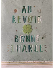 Carte A4 Goodbye and good luck