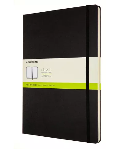 Carnet Moleskine noir - blanco - hard cover