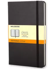 Carnet Moleskine rouge - blanco - hard cover