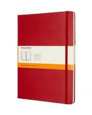 Carnet Moleskine rouge - ligné - soft cover