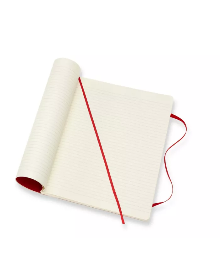 Carnet Moleskine rouge - ligné - soft cover