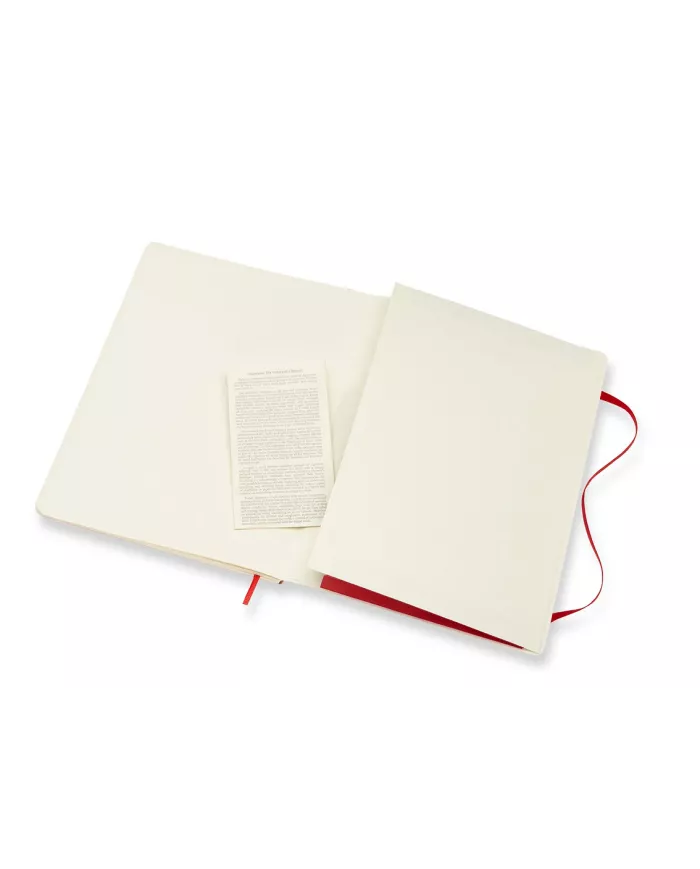 Carnet Moleskine rouge - ligné - soft cover