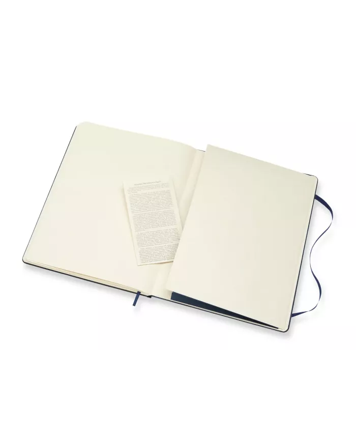 Carnet Moleskine bleu - ligné - hard cover