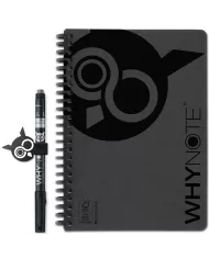 WhyNote - A5 book noir ou blanc