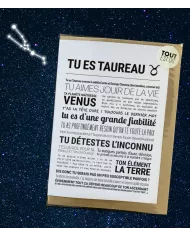 Carte Tout Est Dit "Bélier"
