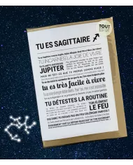 Carte Tout Est Dit "Capricorne"