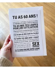 Carte Tout Est Dit "70 ans"