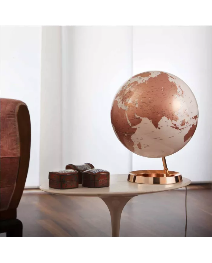 Globe Light and Color cuivre