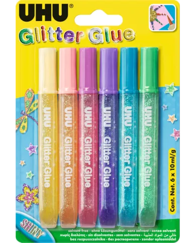 UHU Glitter glue shiny