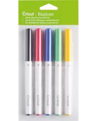 Set de 5 stylos Métallisés