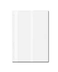 Filofax - Recharge A4 Feuilles quadrillées 5mm blanches