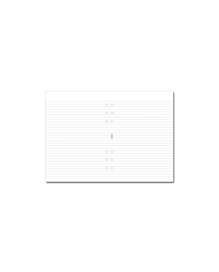 Filofax - Recharge A5 Bloc-notes blanc rayé