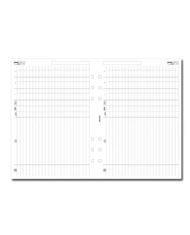 Recharge Agenda 2024 FILOFAX organiseur A5 - 1 semaine sur 2 pages -  148x210mm - VERTICAL