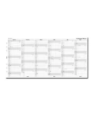 Filofax - Recharge A5 Planning vertical en anglais 2025 ou 2026