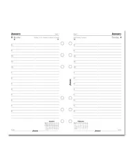 Filofax - Recharge PERSONAL 1 jour par page en français 2026