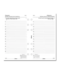 Filofax - Recharge PERSONAL 1 jour par page multi-langues 2026