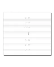 Filofax - Recharge PERSONAL 100 feuilles unies blanche