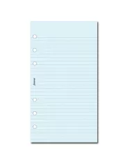 Filofax - Recharge PERSONAL Feuilles rayées blanche