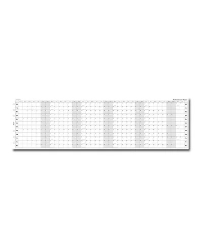 Filofax - Recharge PERSONAL Planning horizontal en anglais 2024 ou 2025