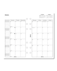 Filofax - Recharge PERSONAL Planning vertical en anglais 2026 ou 2027