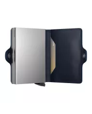 Secrid - Porte-cartes de crédit en cuir Navy