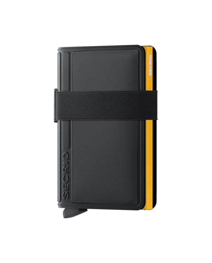 Secrid - Porte-cartes de crédit Bandwallet TPU Black & Ochre