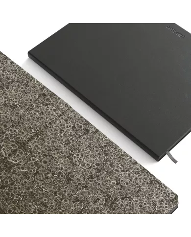 Carnet de notes de KEMPEN Ashblack, 11x16cm, Blanc