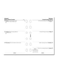 Filofax - Recharge POCKET semaine sur 1 page + notes en anglais 2015 ::  Filofax :: Recharge Agenda