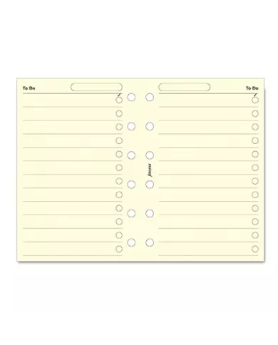 Filofax - Recharge POCKET semaine sur 1 page + notes en anglais 2015 ::  Filofax :: Recharge Agenda