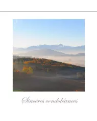 Cartes Condoléances Ambiances - 4588-001