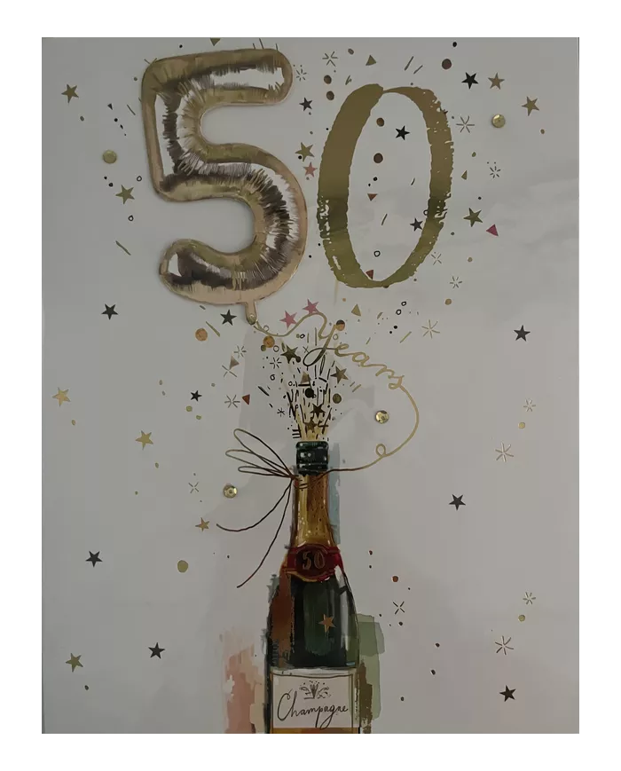 Carte A4 50 ans