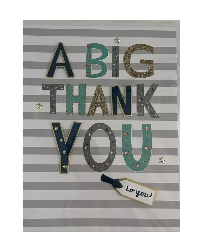 Carte A4 Thank You