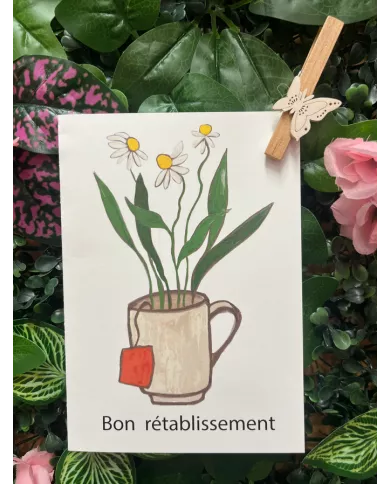Carte B6 - Bon rétablissement