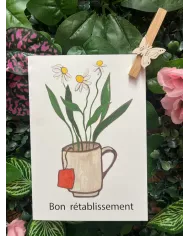 Carte B6 - Sincères condoléances