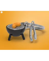 Porte clés BBQ Saucisse