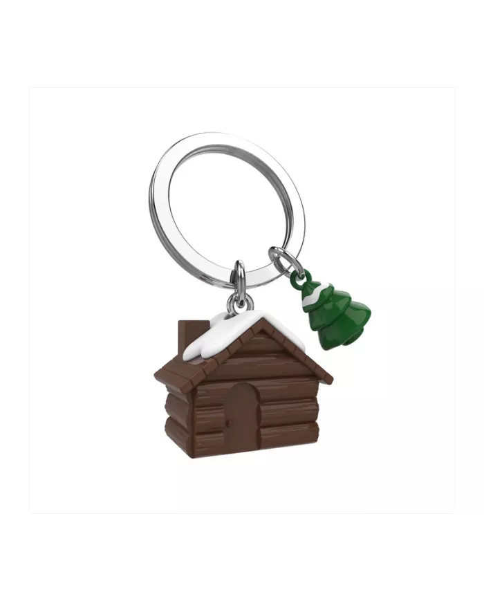 Porte clés Chalet en Bois
