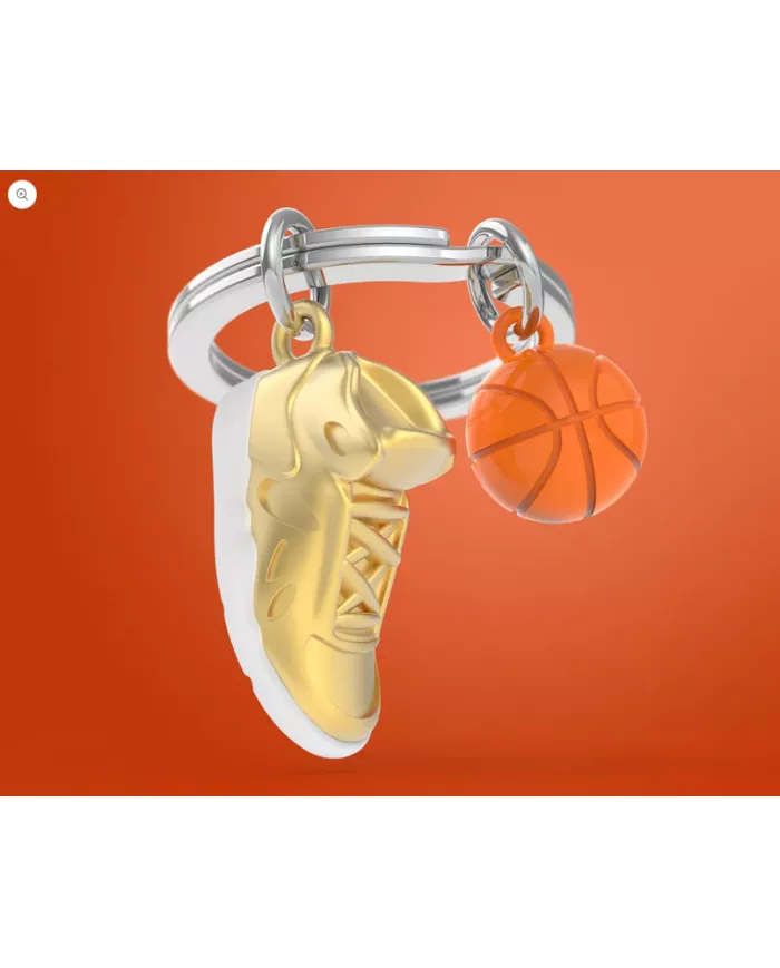 Porte clés Basketball Orange