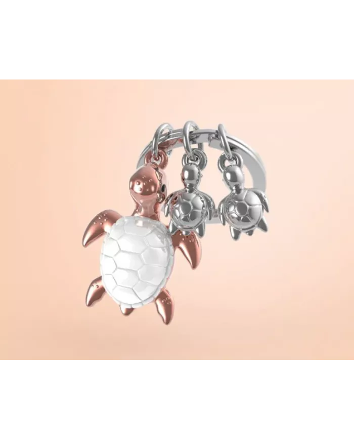 Porte clés Tortue de Mer Rose