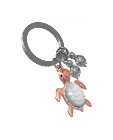 Porte clés Tortue de Mer Rose