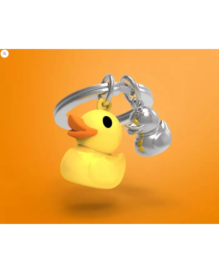Porte clés Canard Jaune