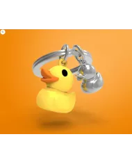 Porte clés Canard Jaune