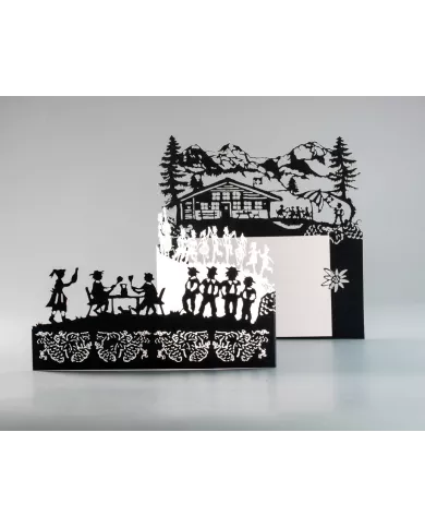Carte "découpage" Fête de vigneron