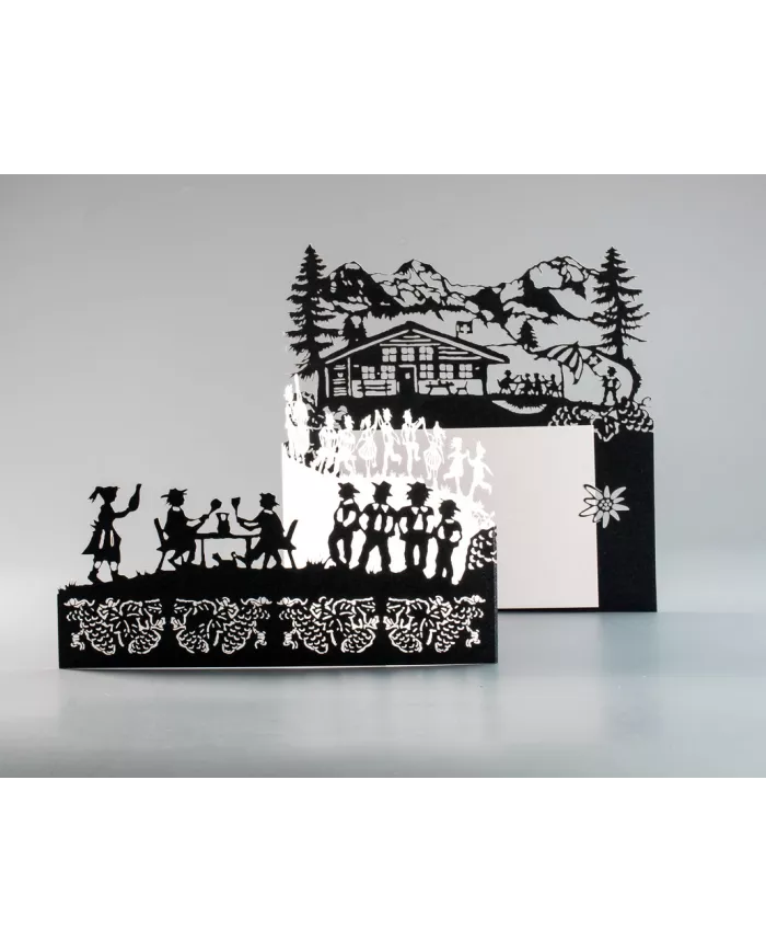 Carte "découpage" Fête de vigneron