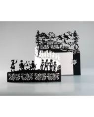 Carte "découpage" Fête de vigneron
