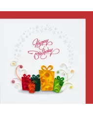 Carte "Quilling" Trèfle