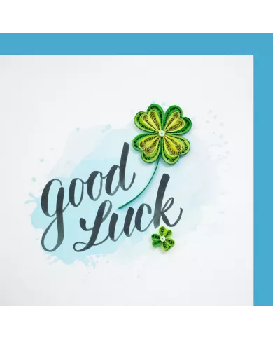 Carte "Quilling" Good Luck