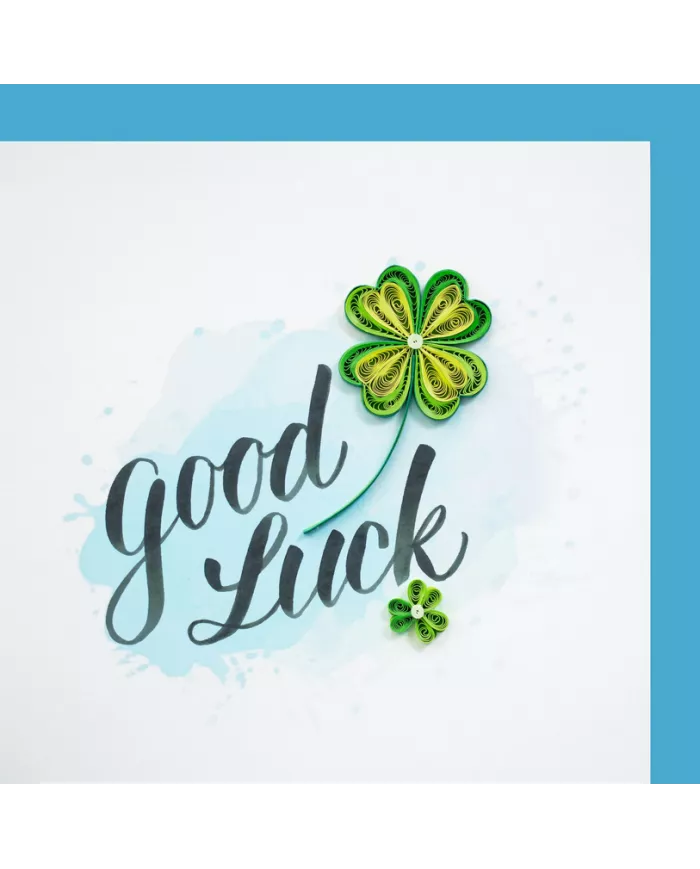 Carte "Quilling" Good Luck