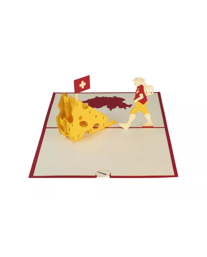 Carte "3D" fromage suisse