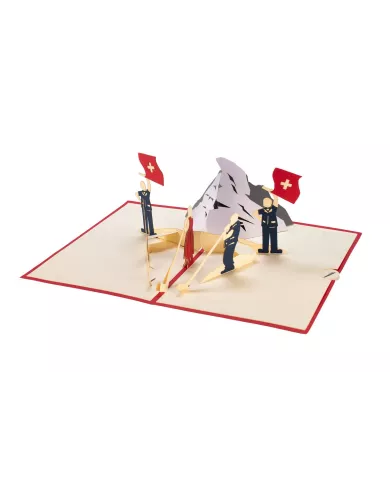 Carte "3D" Cervin et coutume Suisse